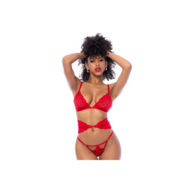 Ensemble 3 pièces rouge  MAL8904RD